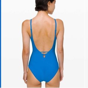 Lululemon Salt Laced Amalfi Blue Swimsuit